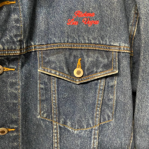 Circe Denim Jacket Riviera Hotel Casino Resort (Closed 2015) Collectors Item XL - Picture 4 of 11